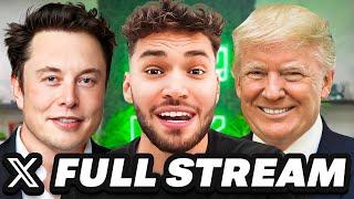 Donald Trump & Elon Musk Full Interview On X