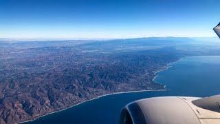 United 501 LAX-SFO takeoff Los Angeles San Francisco California Boeing 737-800 N87507