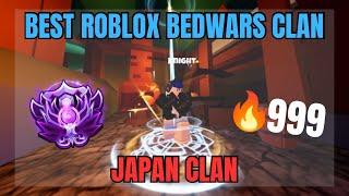 How to join the BEST clan in Roblox Bedwars..  JAPAN clan
