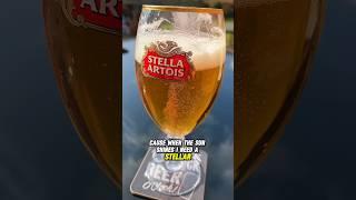 When the sun shines I need a Stellarrr ️ #Stella #stellaartois #sunshine