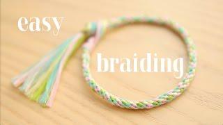 Braiding easy round cord  круглое плетение ЛЕГКО