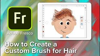 Create a Custom Hair Brush for Adobe Fresco