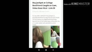 Boy Jackpot at College Bestfriend Caught on Cam Video Goes Viral