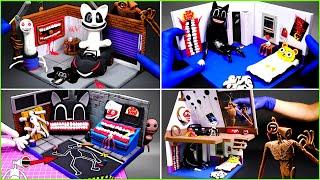 All TREVOR HENDERSON monsters rooms Compilation  Cartoon Cat Siren Head Bridge Worm