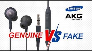 Samsung AKG Earphones Genuine vs Fake