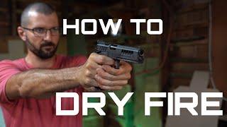 HOW TO DRY FIRE USPSA GRANDMASTER DEMONSTRATES HIS DRY FIRE ROUTINE