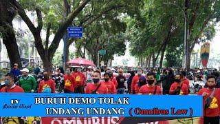 Gelombang Demo Mogok Nasional Buruh Tolak Omnibus Law UU Cipta Kerja