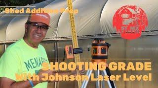 Shooting Grade With A Johnson Laser Level