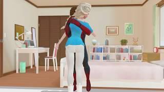 Frozen2-Frozen Elsa Couple Tickle Sweetest Hug Say Sorry