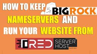 LIVE How to use BigRock nameservers and point A Records to Redserverhost?