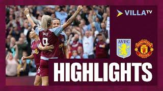 HIGHLIGHTS  Aston Villa Women 1-2 Manchester United Women