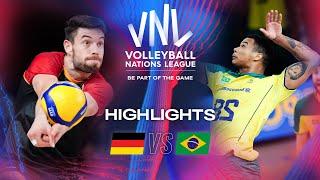  GER vs.  BRA - Highlights  Week 2  Mens VNL 2024