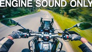 Yamaha Tenere 700 QUICKSHIFTER sound - ZARD exhaust RAW Onboard