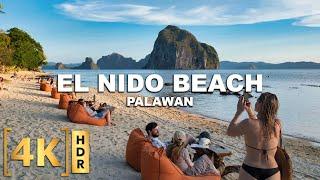 EL NIDO - A Paradise for Foreigners in Palawan Philippines  Town Las Cabañas & Nacpan Beach Tour