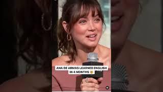 Ana de Armas had to learn English from scratch for Hollywood