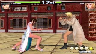 DOA2 対戦動画#1 レイファンvsティナ（コート）