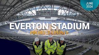 The atmosphere will be INCREDIBLE   Leon Osman + Kevin Sheedy test Everton Stadium seat views