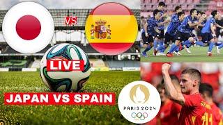 Japan vs Spain 0-3 Live Stream Paris Olympics 2024 Football Match Score Commentary Highlights Vivo