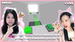 TES KEKOMPAKAN AKU DAN @FannyTjandra UNTUK SELESAIKAN PUZZLE ? TEAMWORK PUZZLE ROBLOX INDONESIA