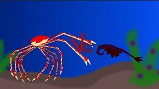 DCBA Anomalocaris VS Japanese Spider Crab