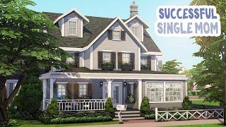 Successful Single Moms House  The Sims 4 Speed Build