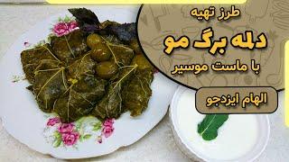 دلمه برگ مو ملس با الهام ایزدجو