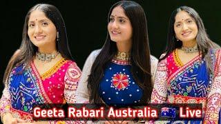 GEETA RABARI Australia2024  Brisbane  live  Sydney  Sagar patel Melbourne