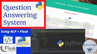 Python Tutorials & Projects 02 - How to Create Question Answering System Using NLP  Demo Video