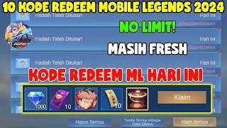 BURUAN REDEEM 10 KODE REDEEM ML TERBARU KODE REDEEM MOBILE LEGENDS KODE REDEEM ML HARI INI JUNI 2024