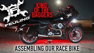 KING OF THE BAGGERS  FEULING RACE SERIES BAGGER ASSEMBLY COMPILATION