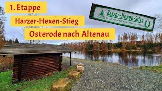 1. Etappe Harzer-Hexen-Stieg - Osterode nach Altenau - Dezember 2023