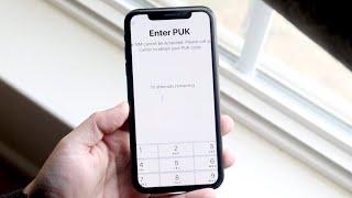 How To FIX Locked Sim Card  Enter PUK Code Screen 2021