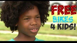 FB4K = FREE BIKES FOR KIDS.    #wearemajortaylor