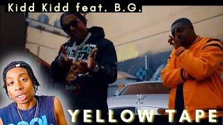 We Hoped For Best & We Got This  Kidd Kidd Ft. B.G. - Yellow Tape Music Video Reaction