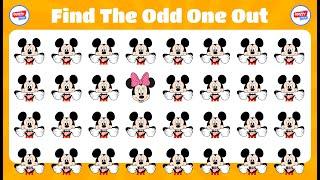 Emoji Puzzle Paradise #21  Mickey Mouse Edition  Find the Odd One Out with Us#mickeymouse #disney