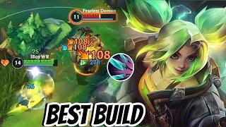 WILD RIFT ADC  THIS ZERI IS TOO OVERPOWER WITH THIS BUILD IN PATCH 5.1B 16 KILLS GAMEPLAY