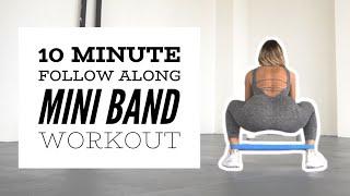 10 Minute Booty Band Follow Along Workout  Casi Davis