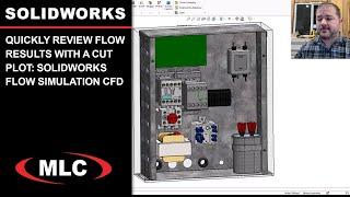 Quickly Review Flow Results with a Cut Plot  #SOLIDWORKS Flow Simulation #CFD