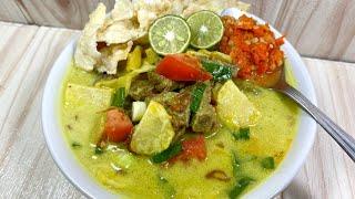 RESEP SOTO BETAWI DAGING SAPI TANPA PRESTO  Panci Mayba