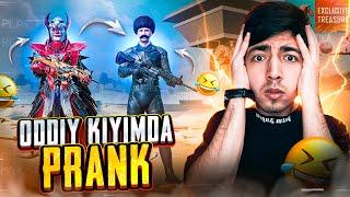 ODDIY KIYIMIDA PRANK  ODAMLARNI SINAYMIZ - PUBG MOBILE