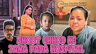 Shoot Chhod Ke Jana Pada Hospital  Bharti Singh  Haarsh Limbachiyaa  Golla