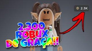 COMO CONSEGUIR 2 MIL E 300 ROBUX DE GRAÇA️ VÍDEO REAL