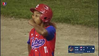 Team USA Softball vs Cuba  Pan American Championships 2022  Quarter Final  Nov. 18 2022