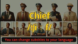 Chief meaning with 5 examples