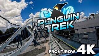 POV ALL NEW Penguin Trek Front Row at Seaworld Orlando 2024 4K 30FPS  #seaworldorlando #intamin