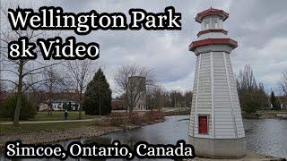 Wellington Park Simcoe Ontario Canada 8k Video