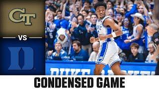 Georgia Tech vs. Duke Condensed Game  2023-24 ACC Men’s Basketball