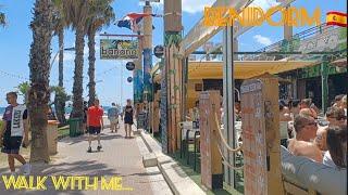 Benidorm  - Walk with me Tiki Beach Banana Bar and much more ️ #beach #travel #benidorm #sea