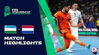 HIGHLIGHTS Uzbekistan v Netherlands  FIFA Futsal World Cup Uzbekistan 2024