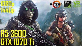 Battlefield 2042 Season 1 Ryzen 5 3600 + GTX 1070Ti 1440p 1080p benchmarks